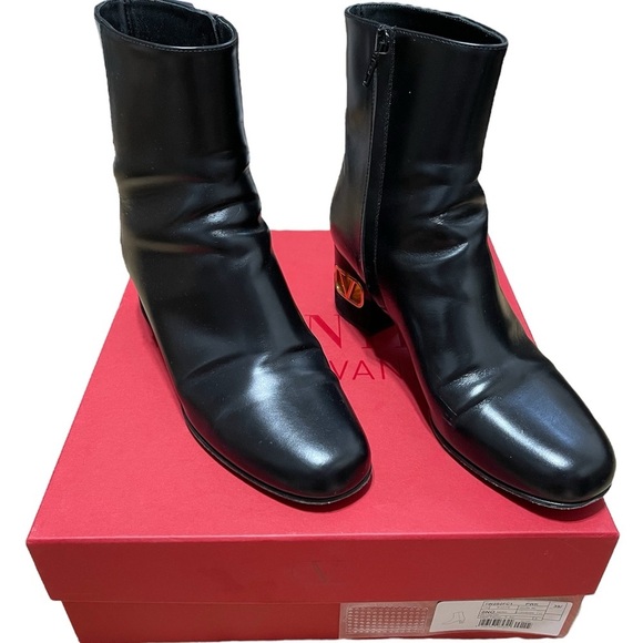 Valentino HERITAGE CALFSKIN ANKLE BOOT 60MM - Picture 2 of 8